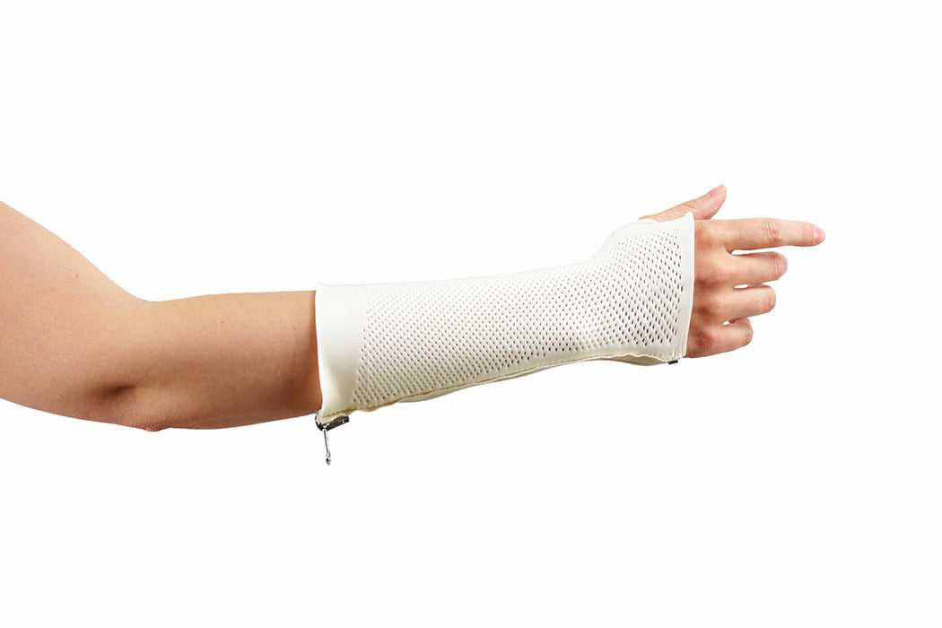 Orfit 39112N/32MI/L/NS Orfizip Light Ns Antibacterial Wrist Orthoses W/Zipper, Medium, 3.2 Mm Micro Perforated, Ivory