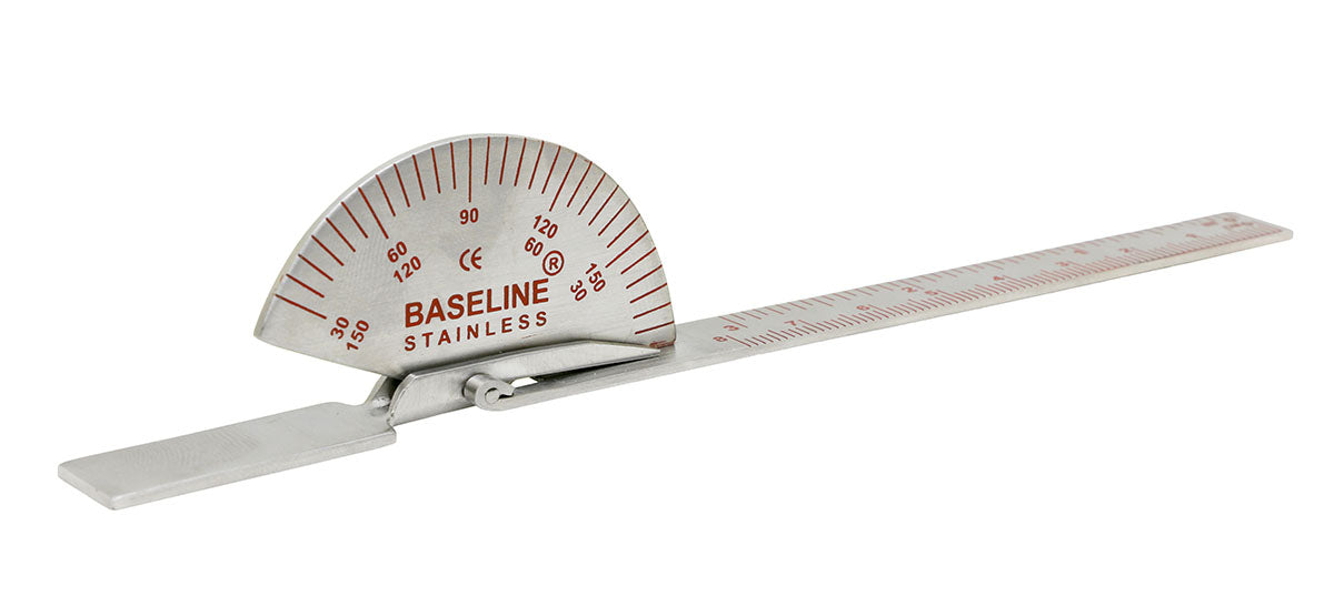 Baseline 12-1010-25 Finger Goniometer - Metal - Standard - 6 Inch, 25-Pack