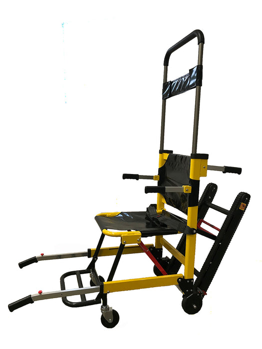 Line2Design 70007-Y Manual Track Stair Chair-4 Wheels-Yellow