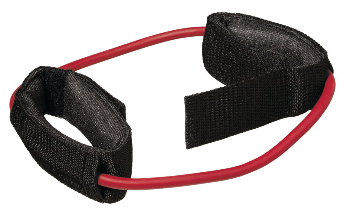 CanDo 10-5762 Exercise Tubing With Cuff Exerciser - 35" - Red - Light