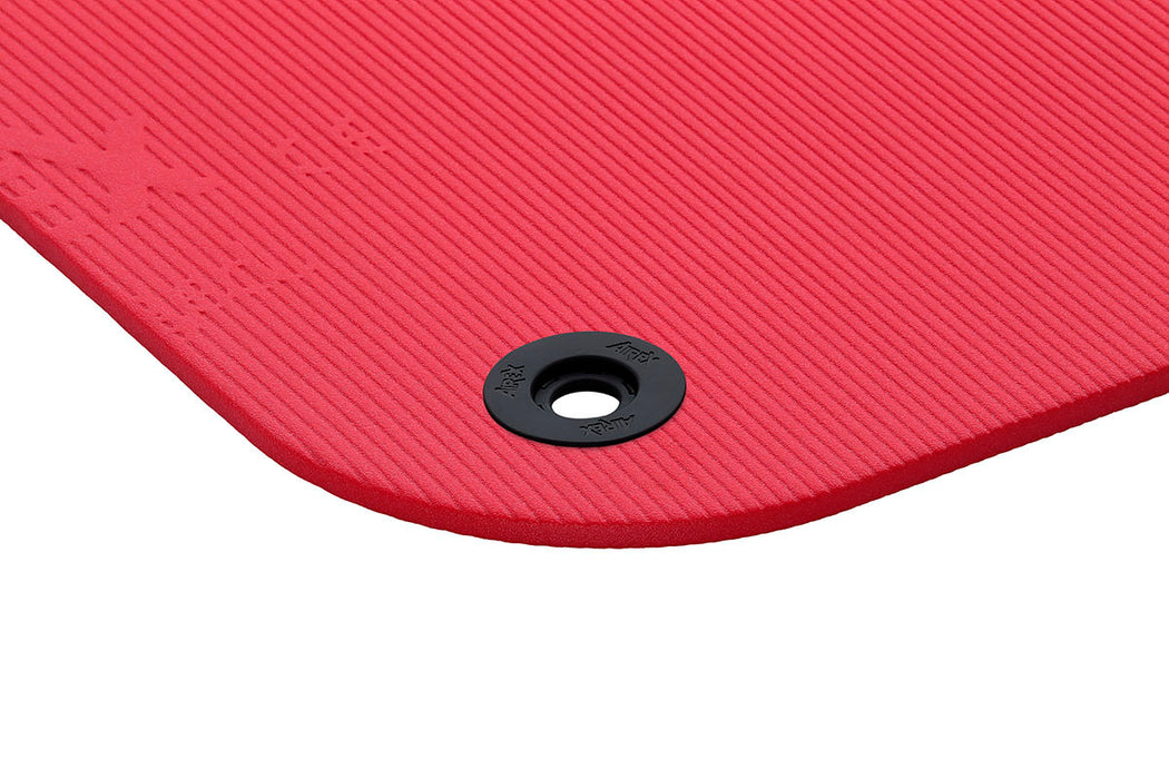 Airex CORONELLARTOE Exercise Mat, Coronella 185, 72" X 23" X 0.6", Red, Eyelets, Case Of 10