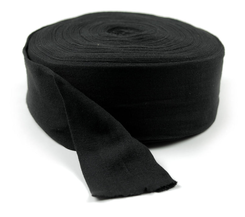 CanDo 24-4158 Black Polyester Stockinette - 4" X 25 Yard