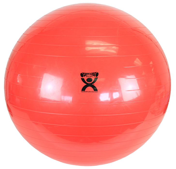 CanDo 30-1806 Inflatable Exercise Ball - Red - 38" (95 Cm)