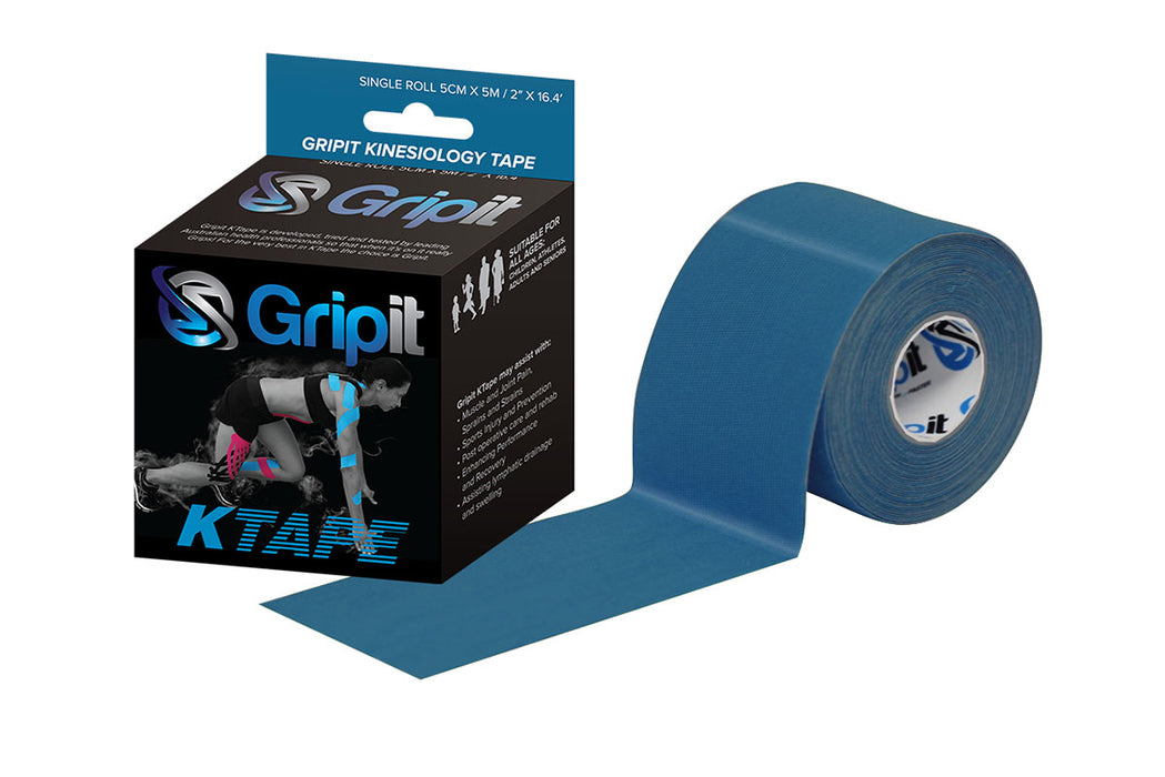 Strapit GINAVBLUE5M Ktape, 2 In X 5.5 Yds, Royal Blue