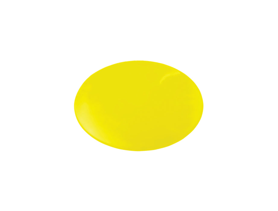 Dycem NS02148 Non-Slip Circular Pad, 5-1/2" Diameter, Yellow