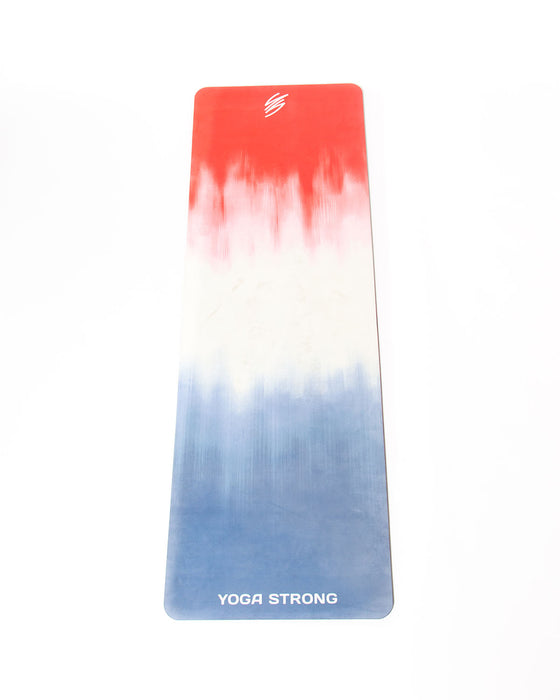 Yoga Strong H3010 , Yoga Mat 72" X 24", Red/White/Blue