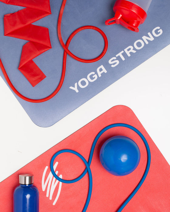 Yoga Strong H3010 , Yoga Mat 72" X 24", Red/White/Blue