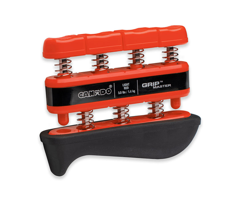 CanDo 14001 CD-GM-02 Grip-Master Hand Exerciser - Red, Light - Finger (3.0 Lb)