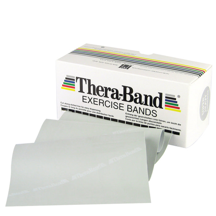 TheraBand 10-1017 Exercise Band - 6 Yard Roll - Silver - Super Heavy