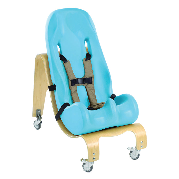 Special Tomato 30-3423TEL Soft-Touch Sitter Seat - Seat And Mobile Base - Size 4 - Teal