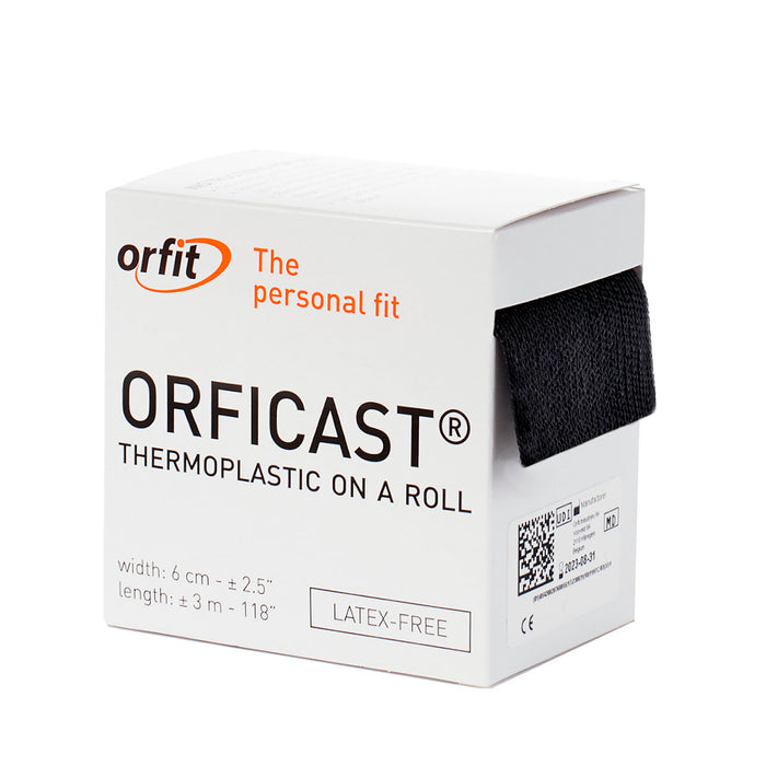 Orfit 4032Z Orficast Thermoplastic Tape, 2" X 9', Black