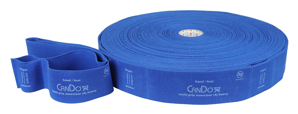 CanDo 10-6614 Multi-Grip Exerciser 30 Yard Roll, Heavy, Blue