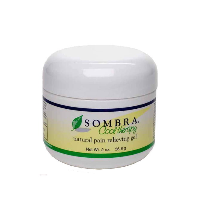 Sombra SC378 (12) , Cool Therapy Pain Relieving Gel, 2 Oz Jar