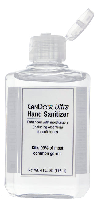 CanDo 15-1146 Ultra Hand Sanitizer With Aloe Vera, Flip Cap, 4 Oz.