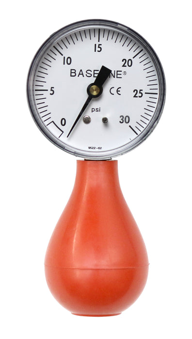 Baseline 12-0290 Dynamometer - Pneumatic Squeeze Bulb - 30 Psi Capacity, No Reset