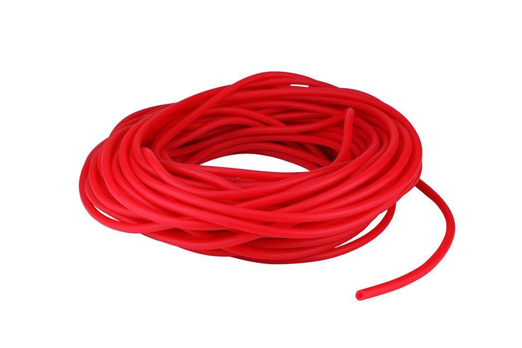 CanDo 11-25-100-1 Low Powder Exercise Tubing - 100' Dispenser Roll - Red - Light