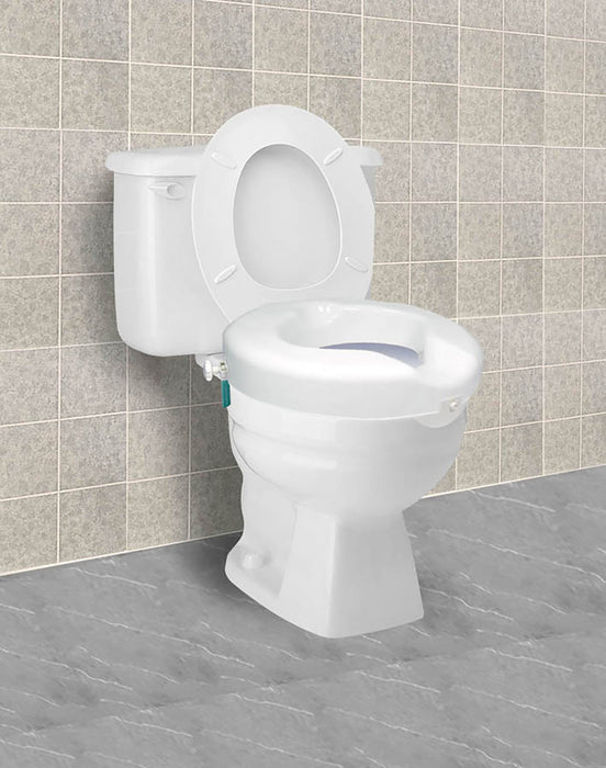 Compass Health FGB31300 0000 Carex Safe Lock Raised Toilet Seat