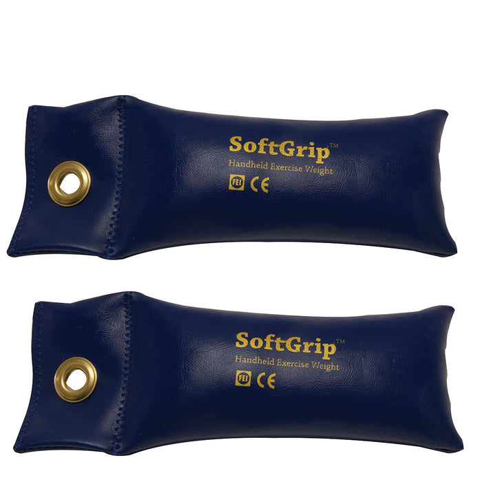 CanDo 10-0354-2 Softgrip Hand Weight - 2.5 Lb - Blue - Pair