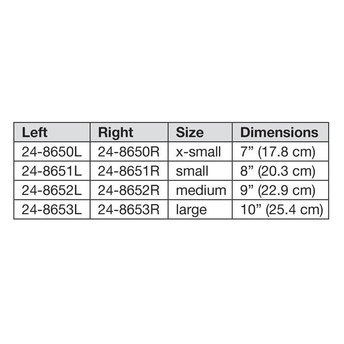 Hatch 1218646-1010933 Edema Glove, Full Finger Over The Wrist, Right, X-Small