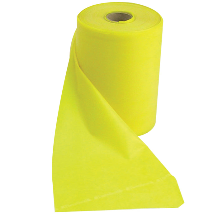 TheraBand 10-1195 Exercise Band - Latex Free - 50 Yard Roll - Yellow - Thin