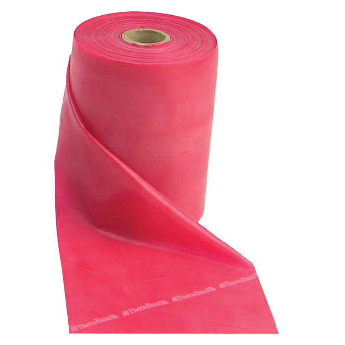 TheraBand 10-1196 Exercise Band - Latex Free - 50 Yard Roll - Red - Medium