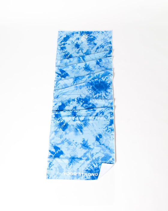 Yoga Strong L2516T , Anti Slip Towel, Blue Tie Dye