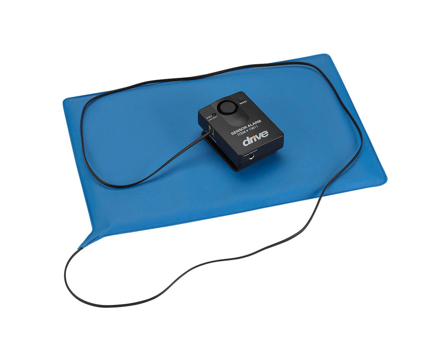 Drive 43-2942 , Pressure Sensitive Bed Chair Patient Alarm With Reset Button, 10" X 15" Chair Pad