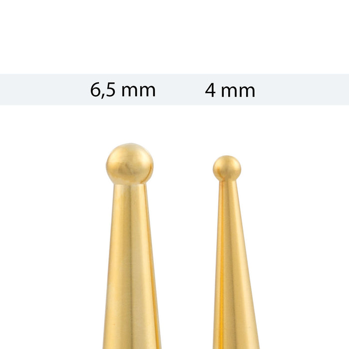 AFH 760103-5 Massage Stick, Gold Plated, W/Box, Large