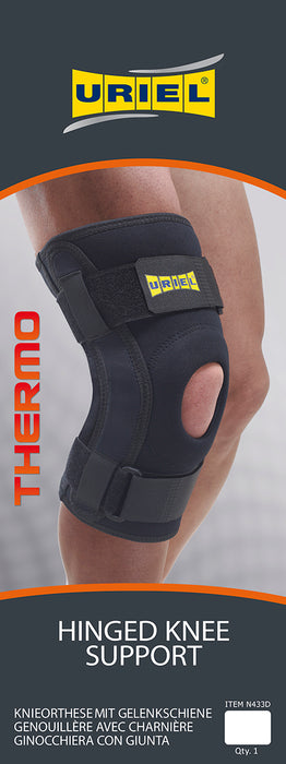 Uriel N433 XL Hinged Knee Brace, Max Comfort, X-Large