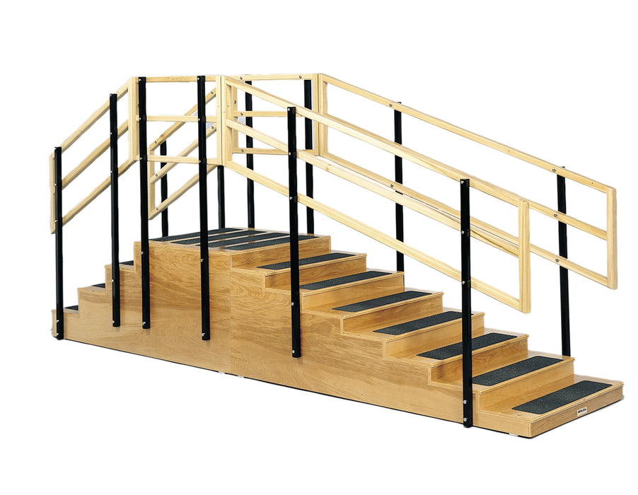 CanDo 15-4205 Training Stairs, Convertible, 4 And 8 Steps With Platform, 36" X 36" Platform