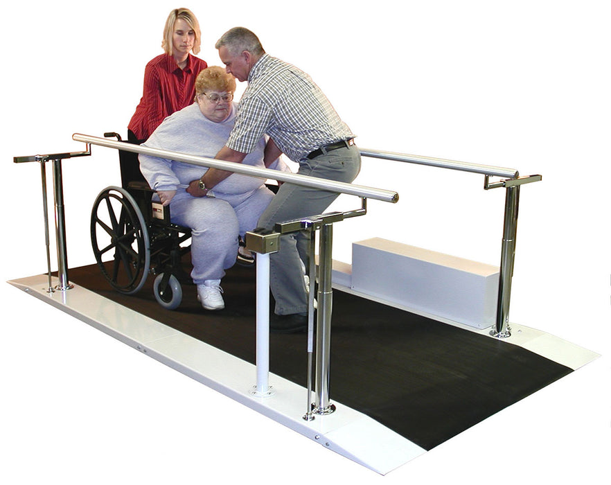 Tri W-G TWG1006.BA 220V Bariatric Parallel Bars, Motorized Height And Width Adjustable , 16', 220V