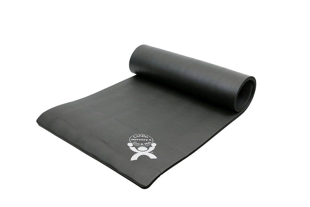 CanDo 32-1441BLK-10 Sup-R Mat, Jupiter, 78" X 40" X 0.6", Black, Case Of 10