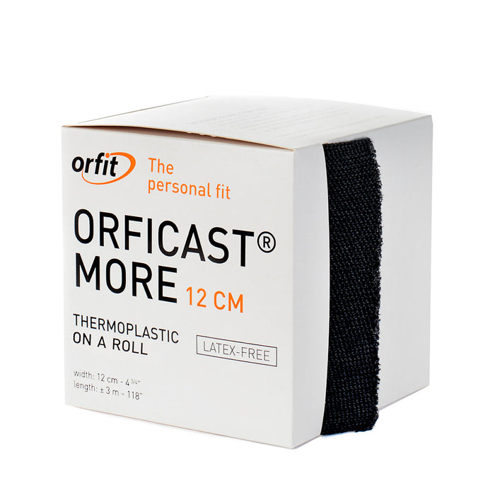 Orfit 4037Z Orficast More Thermoplastic Tape, 5" X 9', Black