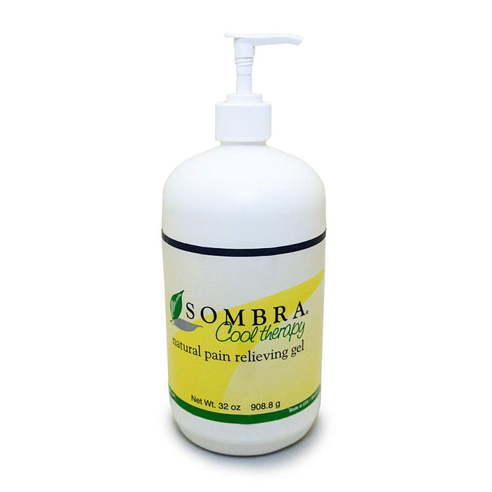 Sombra SC393 (4) , Cool Therapy Pain Relieving Gel, 32 Oz Pump