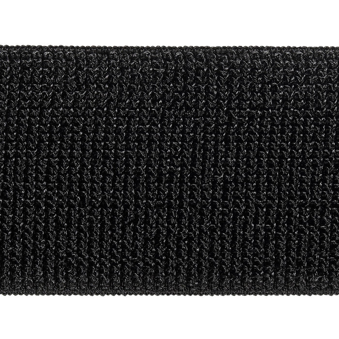 FabLife 24-7018BLK 2" Elastic Loop Material, 10 Yard, Black