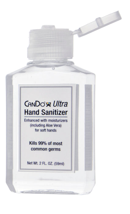 CanDo 15-1145 Ultra Hand Sanitizer With Aloe Vera, Flip Cap, 2 Oz.