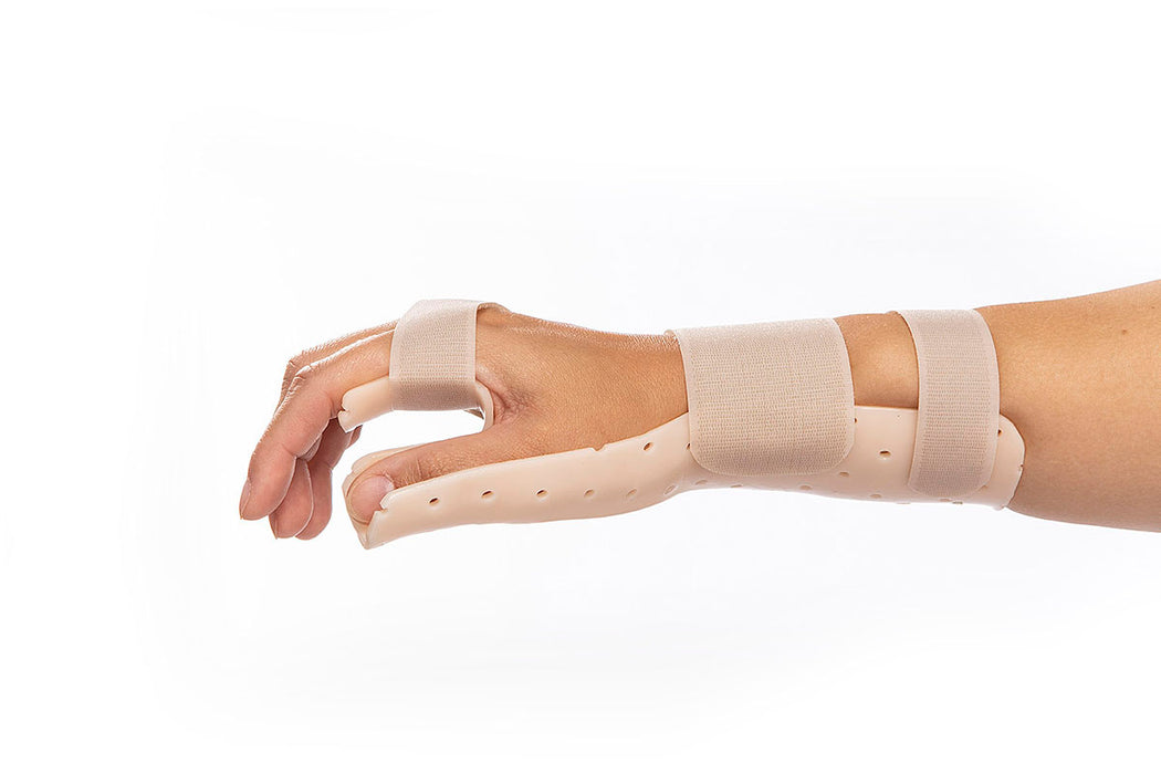 Orfit 24-5675-2 Classic Pre-Cuts Rheumatoid Arthritis Resting Splint, 1/8" Mini Perforated, Small, Case Of 2