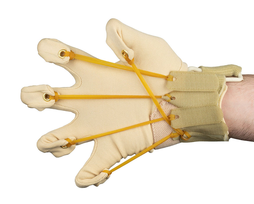 CanDo Deluxe thumb- s/m right Deluxe With Thumb Finger Flexion Glove, S/M Right