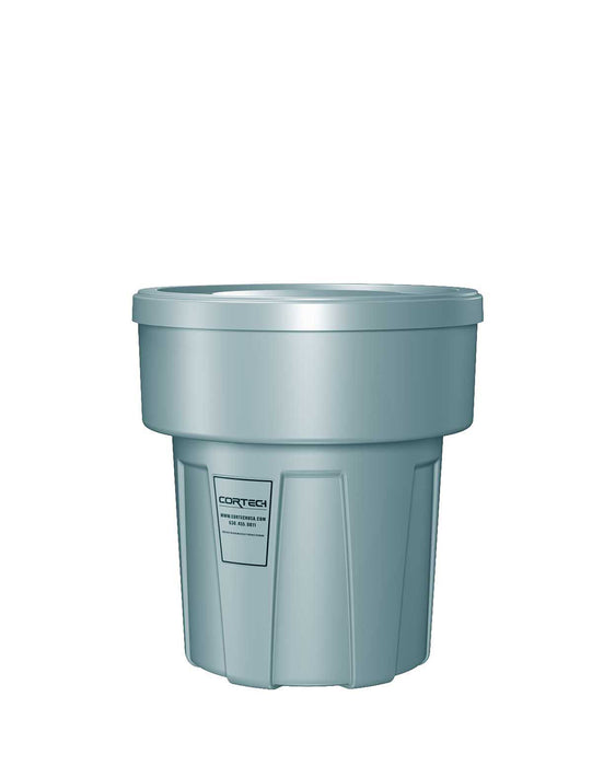 Cortech USA 30680FR Flame Retardant Receptacle W/Lid, Blue, 30 Gal