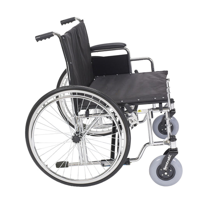 Drive std28ecdda , Sentra Ec Heavy Duty Extra Wide Wheelchair, Detachable Desk Arms, 28" Seat