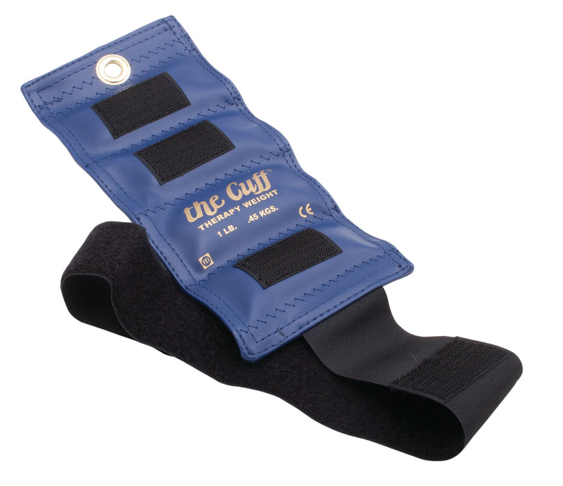 the Cuff 10-2503 Deluxe Ankle And Wrist Weight, Blue (1 Lb.)