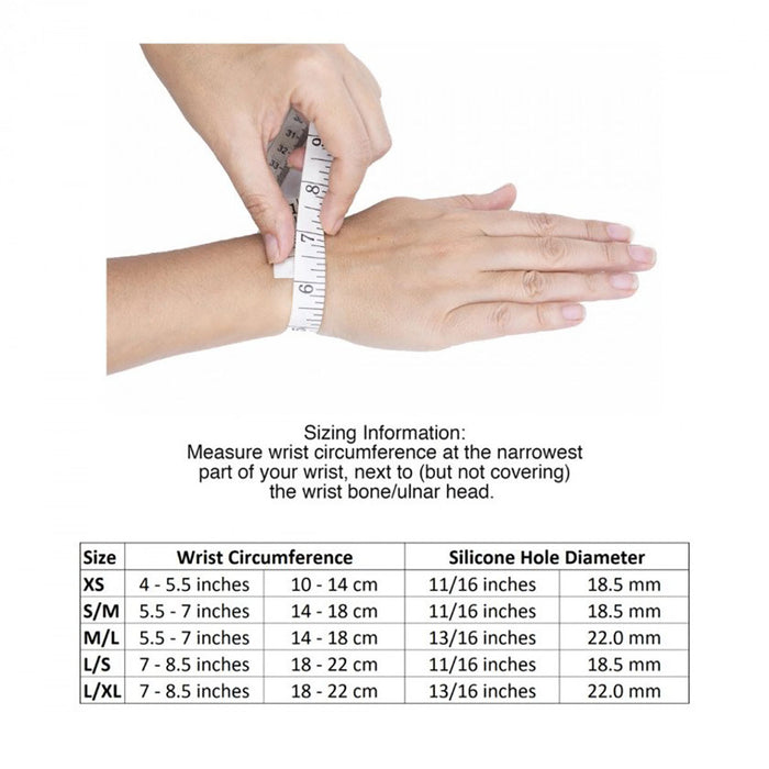 Bullseye Brace 0400-02 Bullseye Wrist Band, X-Small