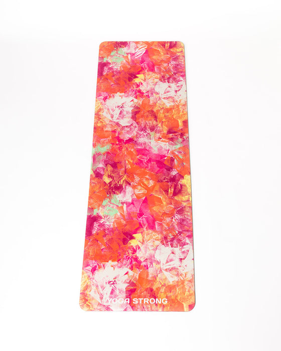 Yoga Strong P1175 , Yoga Mat 72" X 24", Abstract Floral