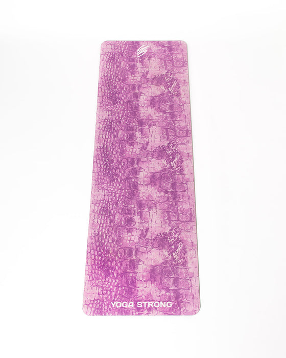 Yoga Strong N2071 , Yoga Mat 72" X 24", Lavender Croc Skin