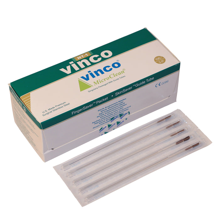 Vinco NT1-3230 DISC -Blister Acu Needle, 100/Box, #32 X 3.0 Inch