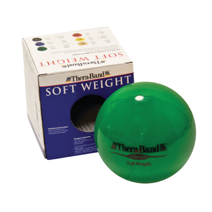 TheraBand 10-3153 Soft Weights Ball - Green - 2 Kg, 4.4 Lb