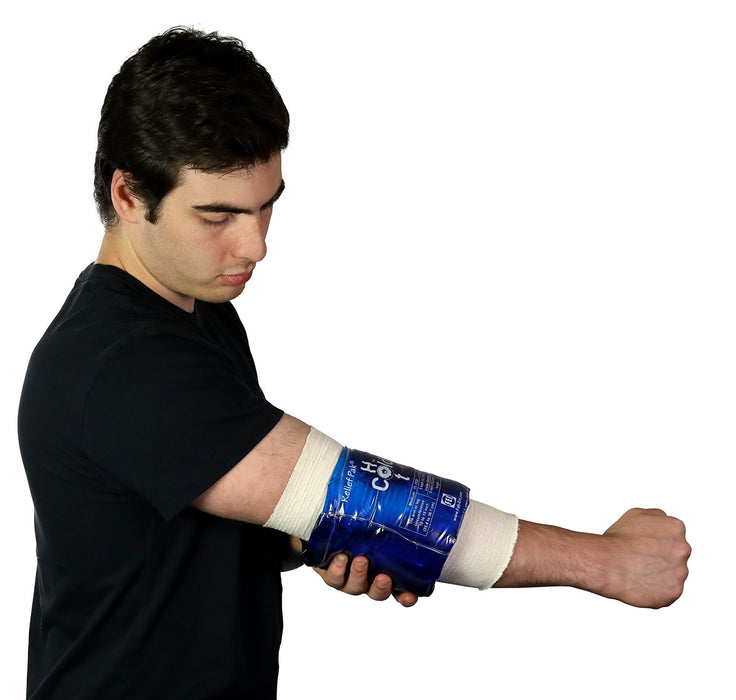 Relief Pak 11-1532-10 Cold N' Hot Donut Compression Sleeve - Medium (For 10-15" Circumference) - Case Of 10