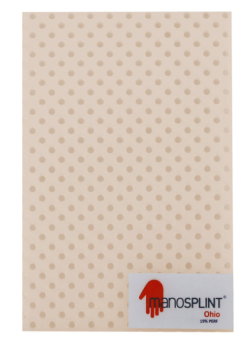 Manosplint OS4D19BE-1 Ohio S Perf 1/8" X 12" X 18" 19% Perf Beige, 1 Sheet