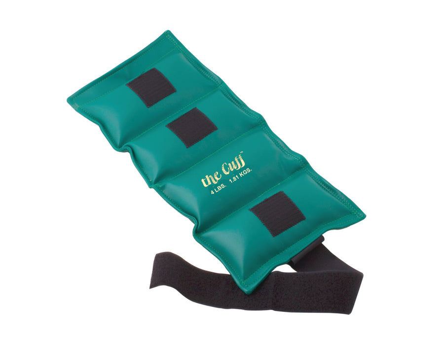 the Cuff 10-2508 Deluxe Ankle And Wrist Weight, Turquoise (4 Lb.)