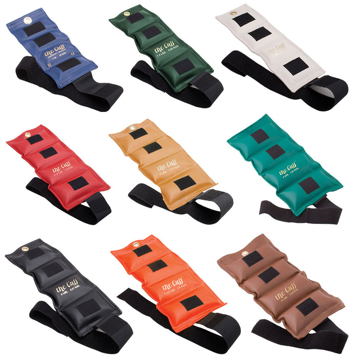 the Cuff 10-0274 Original Ankle And Wrist Weight, 9 Piece Set (1 Each: 1, 1.5, 2, 2.5, 3, 4, 5, 7.5, 10 Lb.)